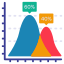Statistics and probability icon